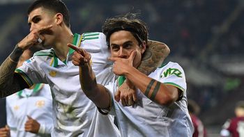 Paulo Dybala volvió al gol en la victoria de la Roma y por ahora está lejos de pasar a Boca