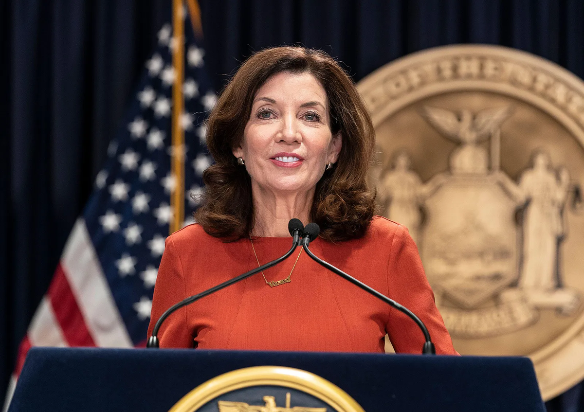 Kathy Hochul, gobernadora de Nueva York. Kathy Hochul, gobernadora de Nueva York.