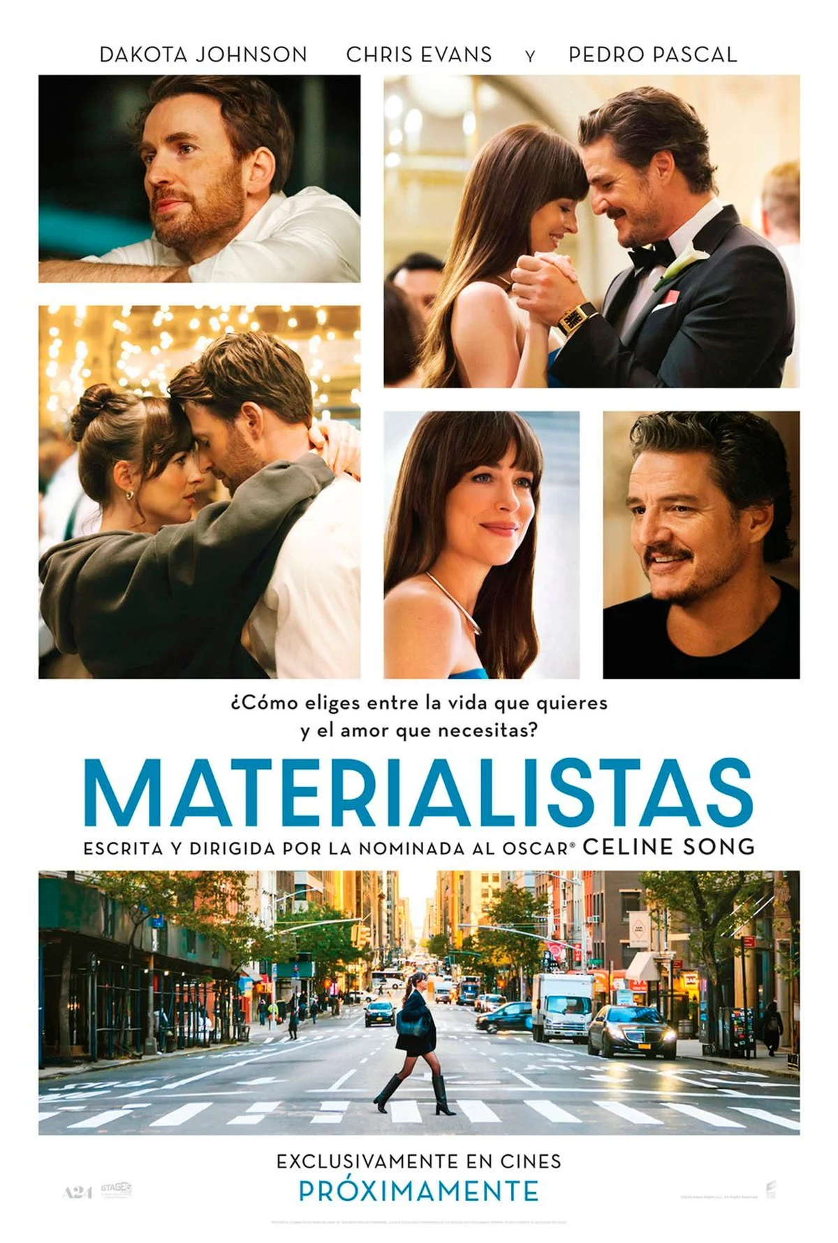 Pedro Pascal y Dakota Johnson. Esta gran pareja protagonizan el último estreno de HBO Max, Materialistas.