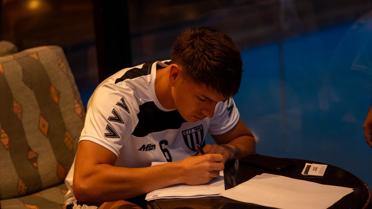 Tom&aacute;s Ortiz es nueva incorporaci&oacute;n de Gimnasia y Esgrima. Foto: Gentileza Prensa Gimnasia.&nbsp;