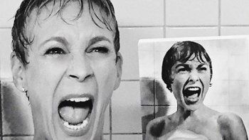 Jamie Lee Curtis recreó la famosa escena de “Psicosis”