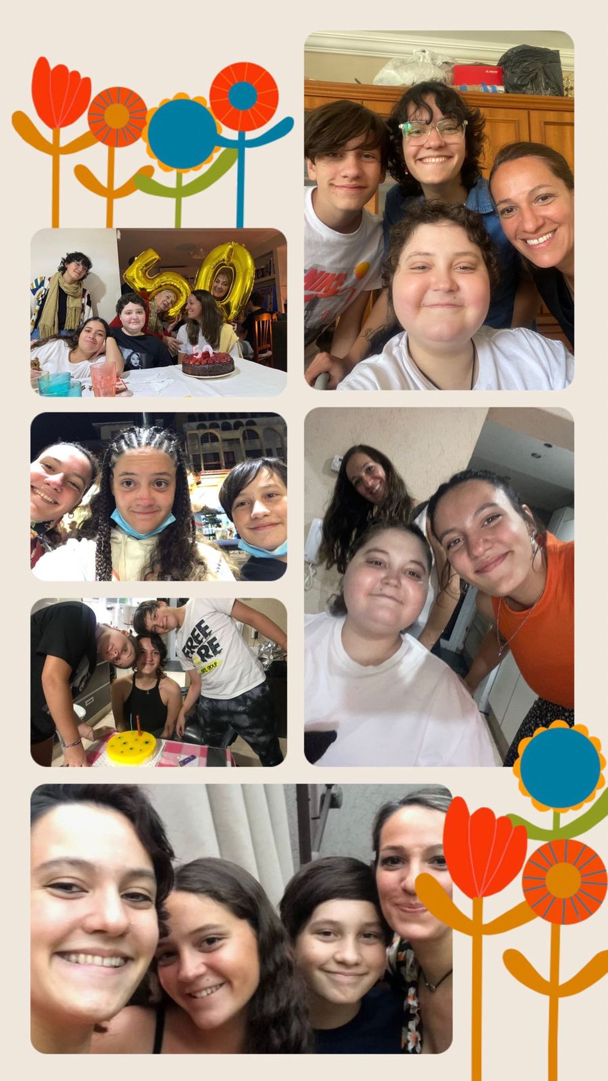 Frida junto a su familia. Frida junto a su familia.