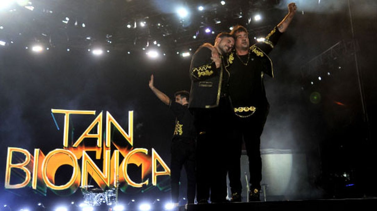 Chano anunció la reunión de Tan Biónica para sorpresa del público.