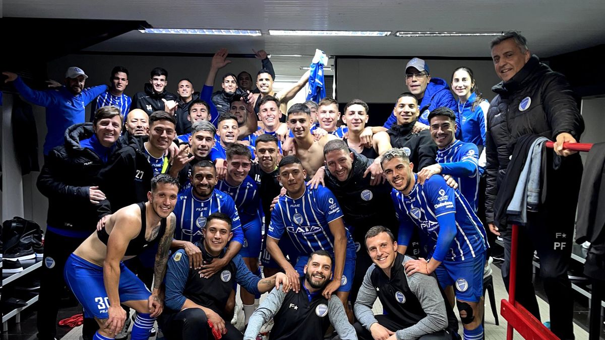 Así festejaron los jugadores en el Monumental.