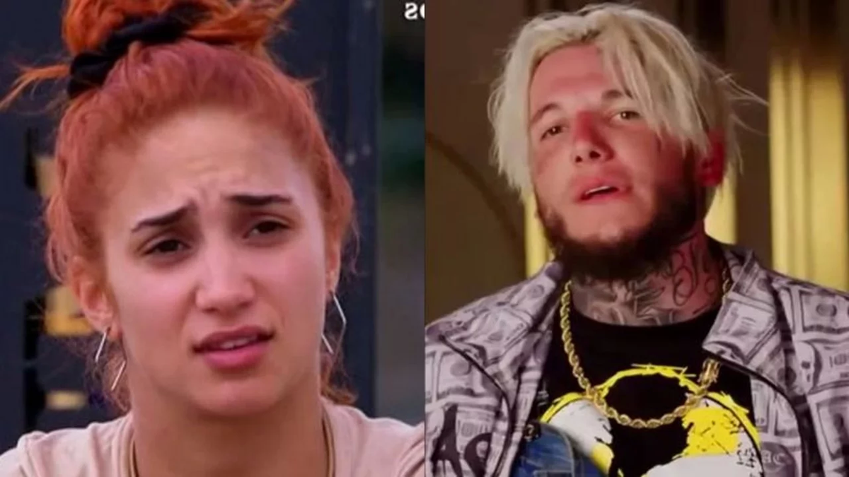 Alex Caniggia indignado con el corte de pelo de Melody Luz.