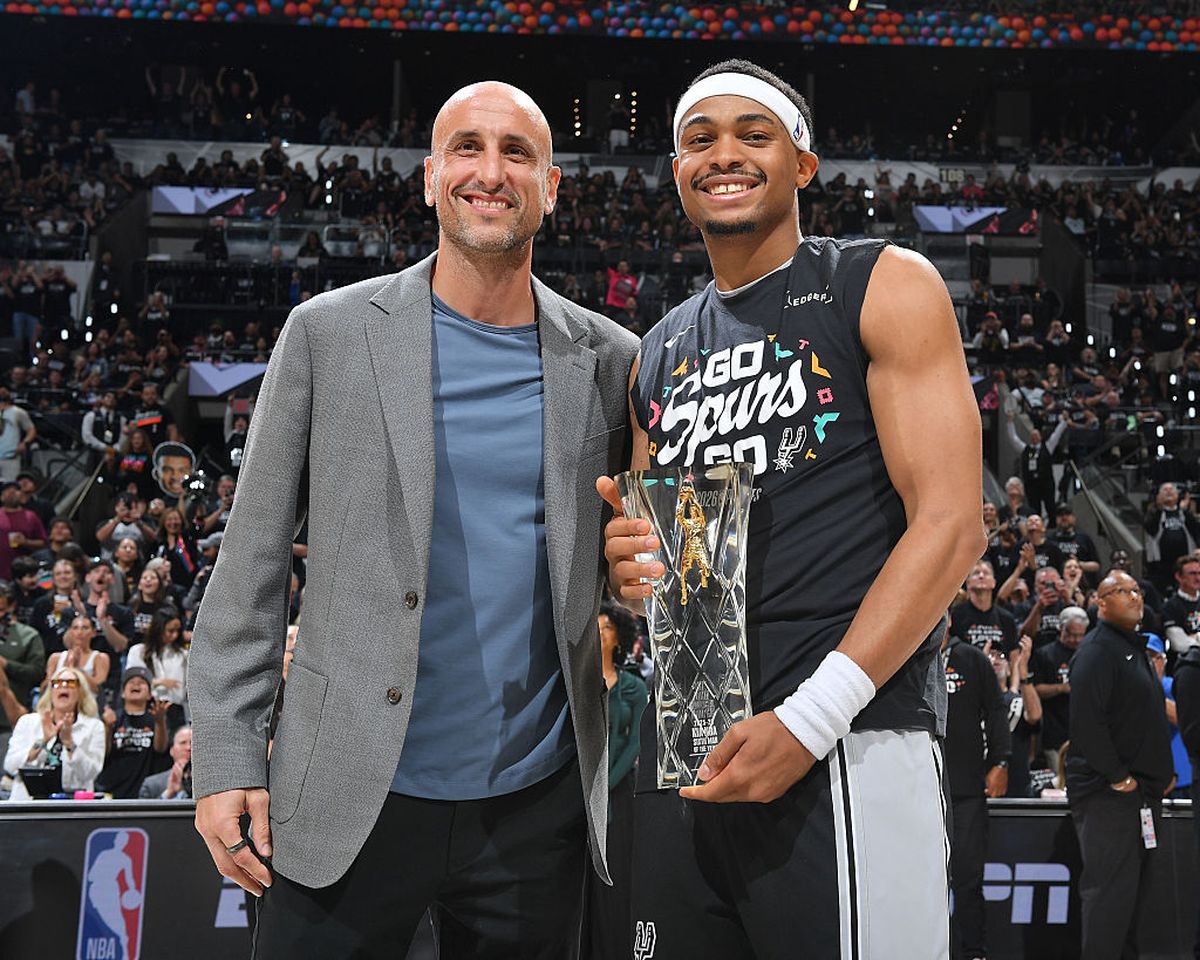 Manu fue ovacionado en San Antonio.