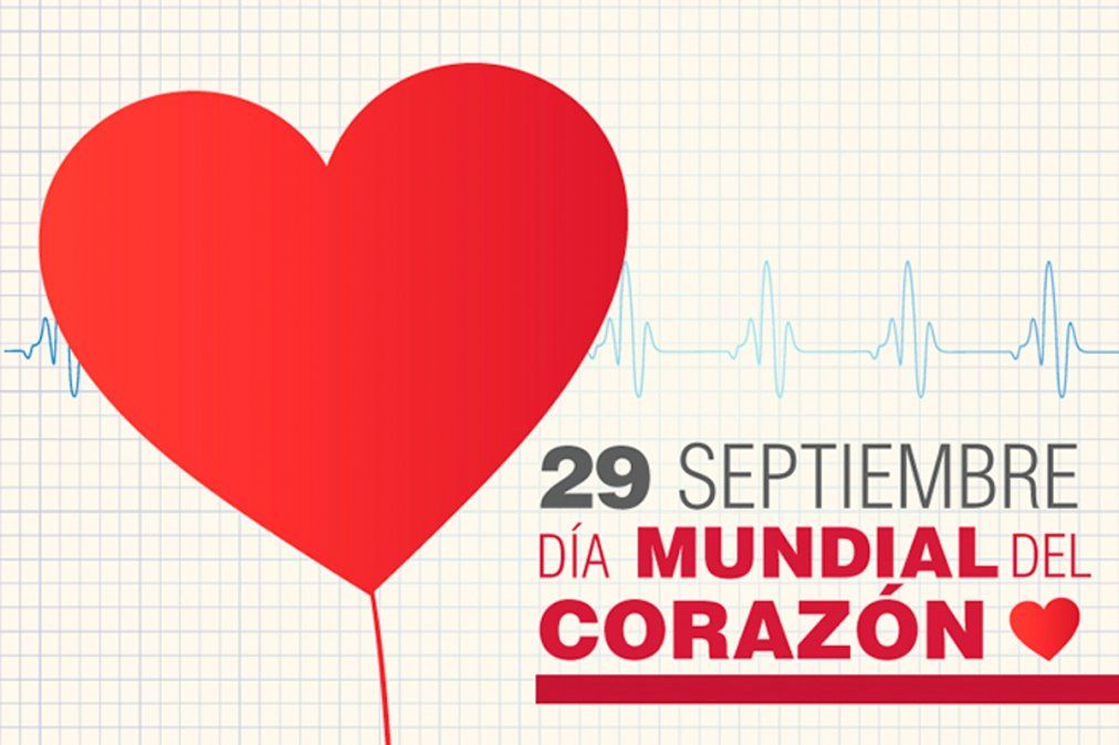 El 29 de septiembre es el Día del Corazón.