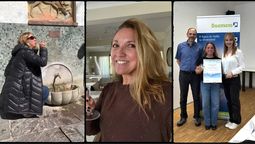 Analía Videla, la primera mendocina en certificar como sommelier de agua en Alemania.&nbsp;