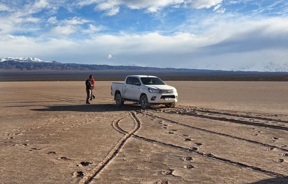 La Pampa del Leoncito es un ecosistema árido singular cuya restauración natural avanza a un ritmo de un milímetro por año.  