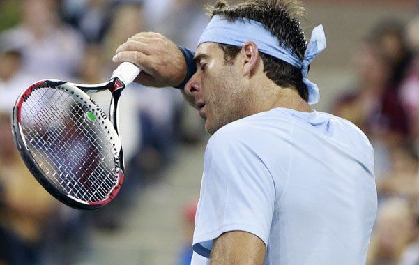 Tenis: Del Potro se bajó otra vez