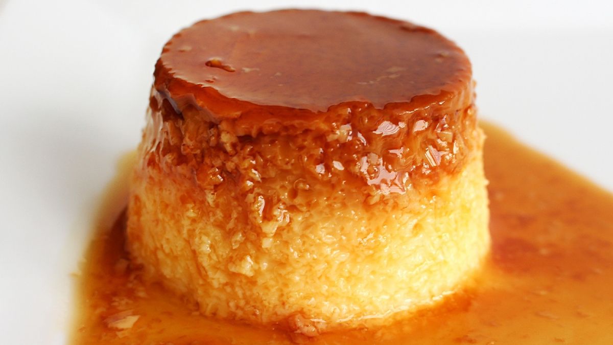 Recetas: flan casero en el microondas. Foto: MedlinePlus.