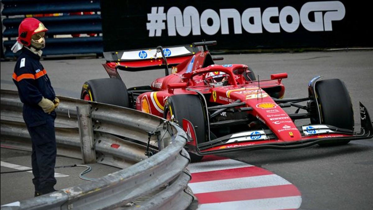 Leclerc fue el más veloz en Mónaco.