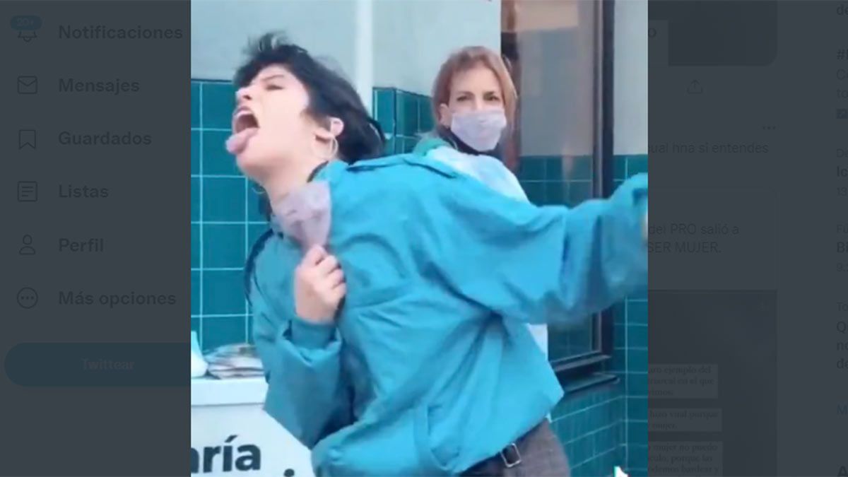 La militante kirchnerista que se volvió viral.