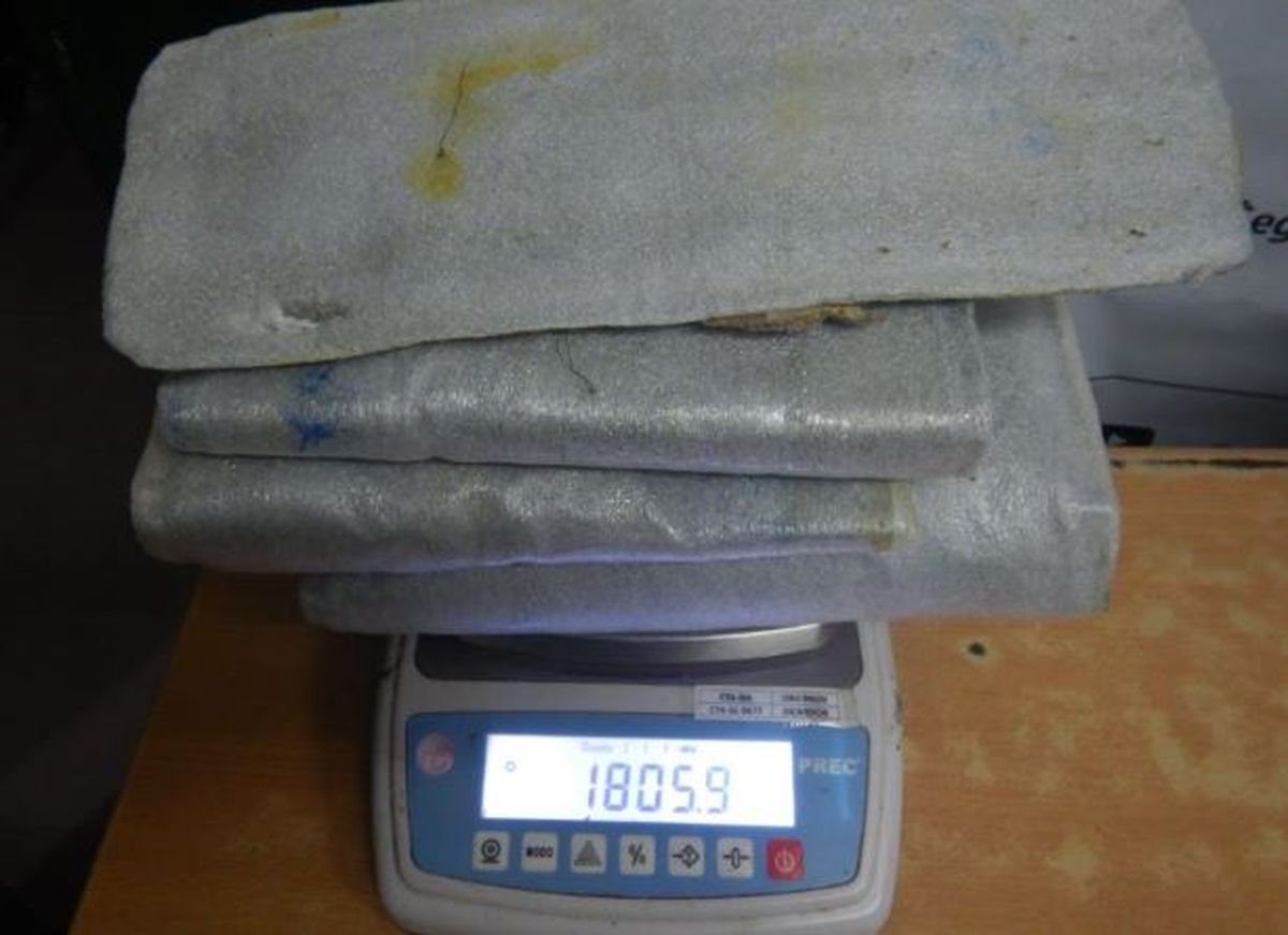 La cocaína se encontraba oculta en el equipaje de dos mujeres.