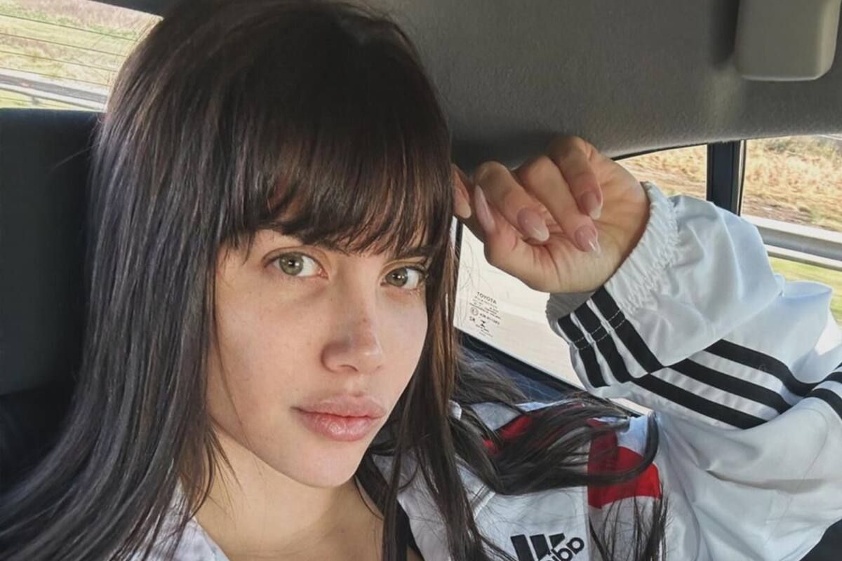 Wanda Nara se cambió el look y L-Gante no se quedó callado