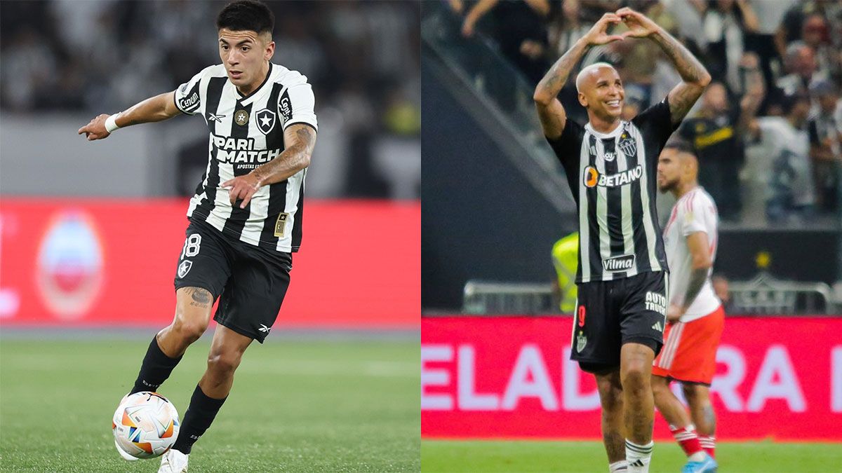 Thiago Almada y Deyverson.