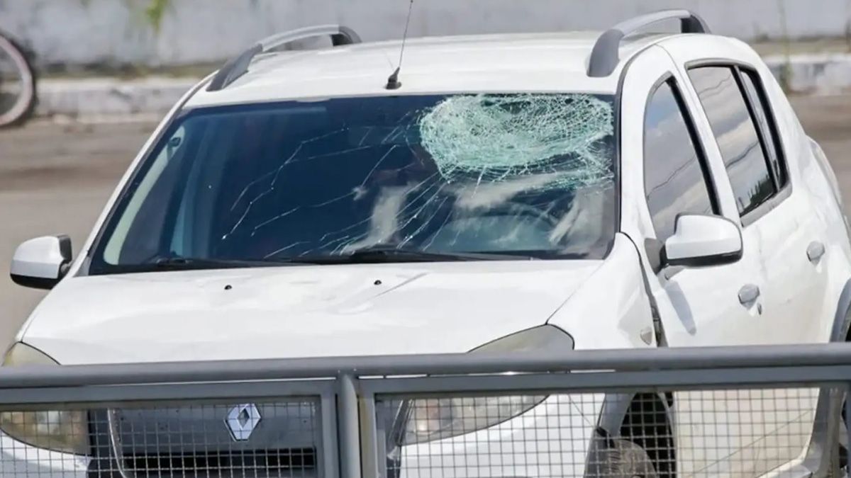 En medio de su reacción violenta, el entrenador golpeó su camioneta en plena calle, en Brasilia, y le rompió el pasabrisas