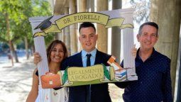 Marcos Fiorelli se recibióde abogado en la Universidad de Congreso con la beca que le otorgó Vendimia Solidaria.