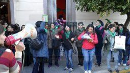 Jueves verde en Paraná: Este desequilibrio se vivió por la gran irrupción de las pibas