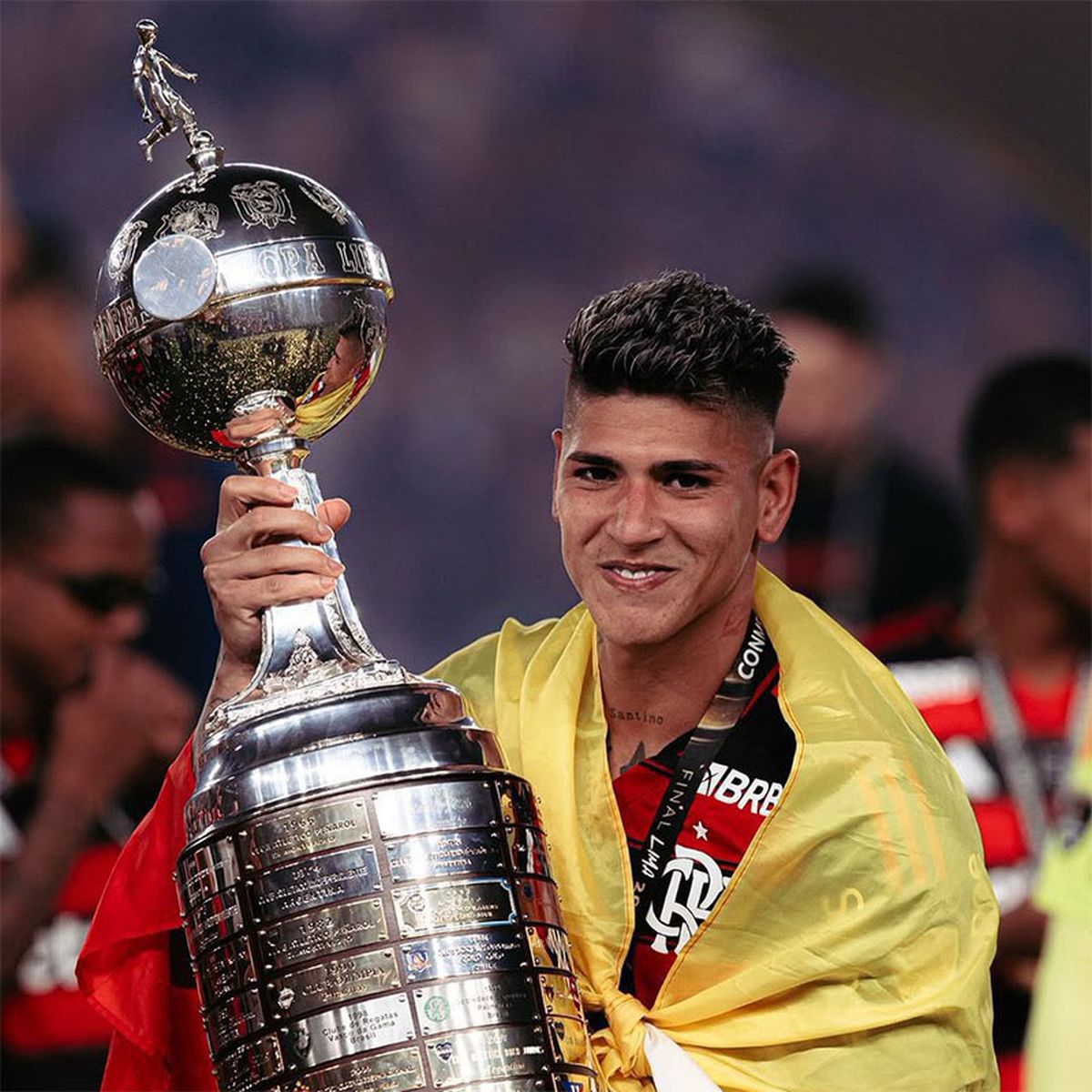 Carrascal gan&oacute; la Copa Libertadores con Flamengo.