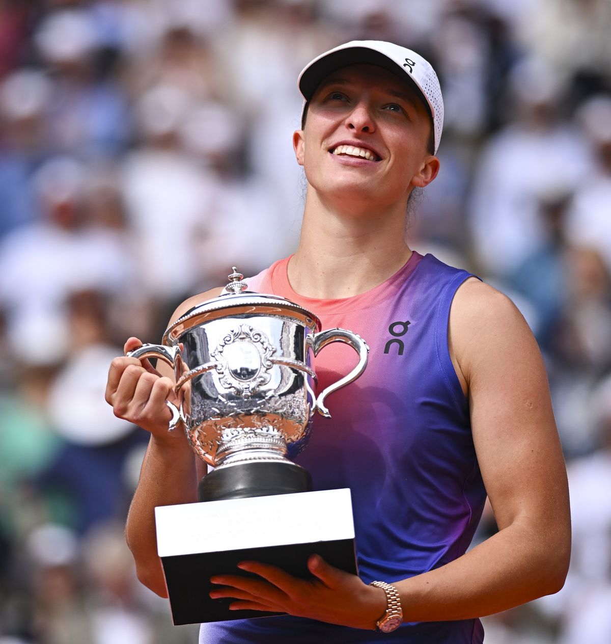 Iga Swiatek venció a la italiana Jasmine Paolini. Iga Swiatek venció a la italiana Jasmine Paolini.