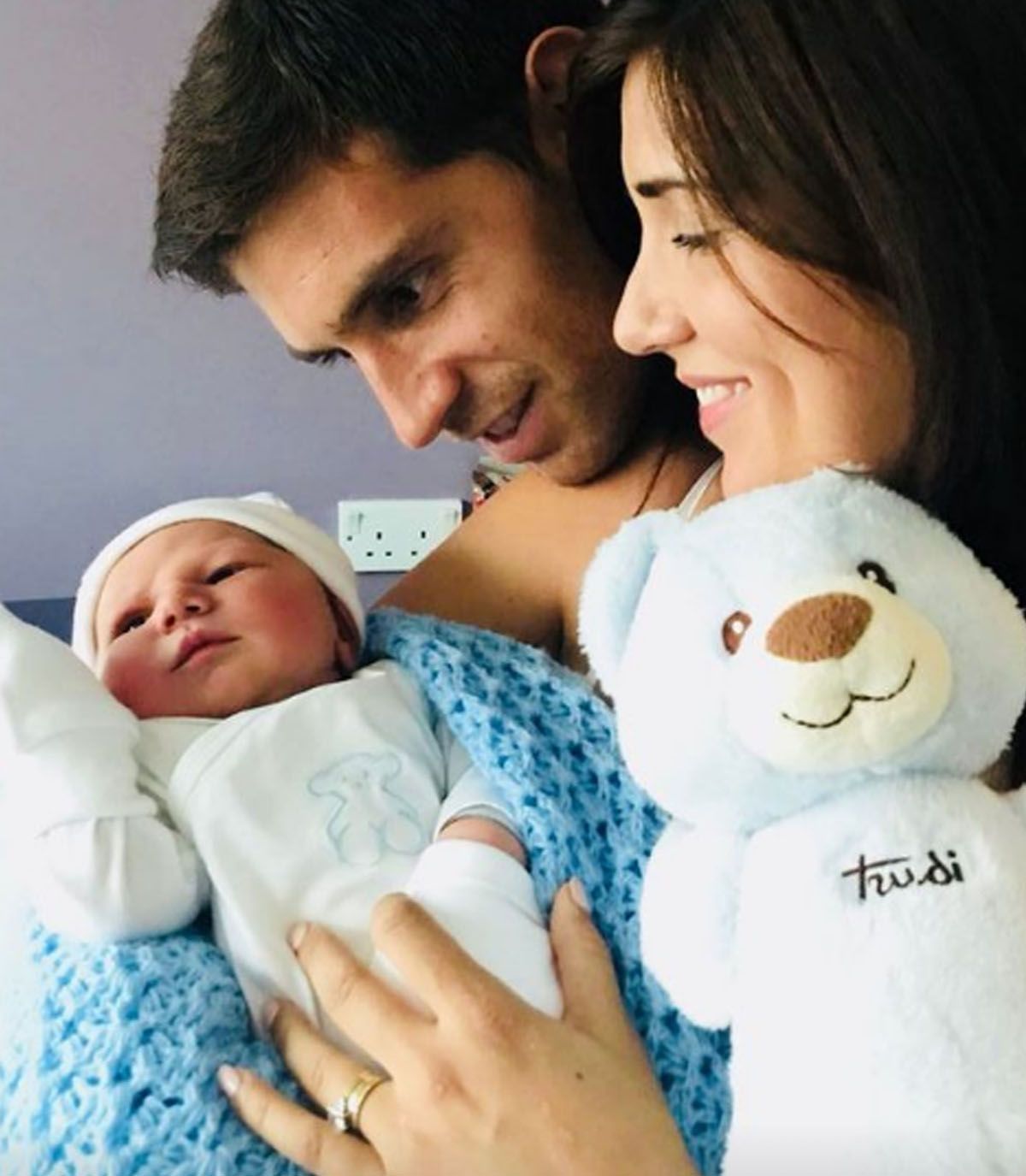 El día en el que nació Santi, en 2018