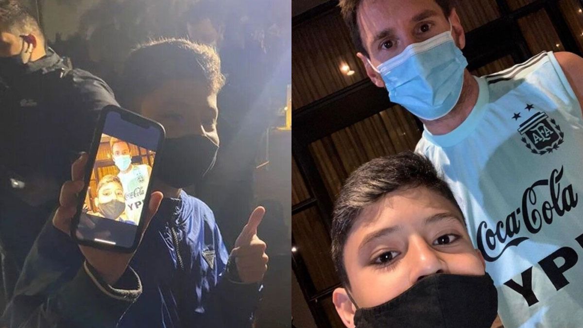 Tiene 12 años y su foto con Lionel Messi recorrió el mundo