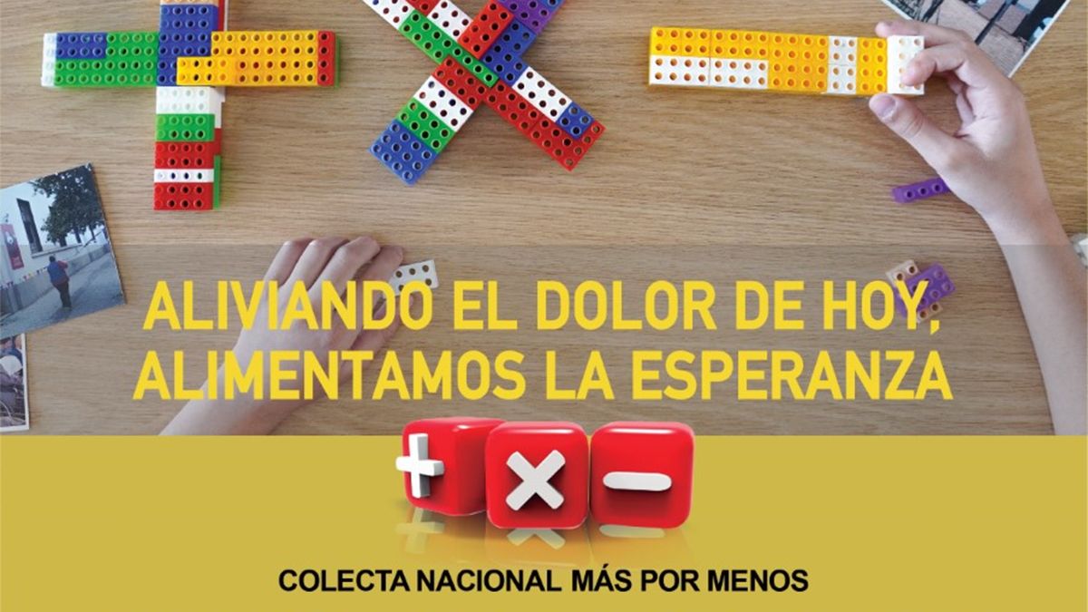 La colecta Más por Menos se realiza en todo el país.