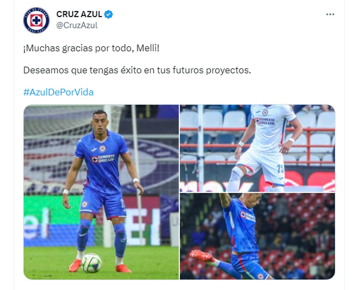 La despedida del Cruz Azul para Ramiro Funes Mori, que volvería a River