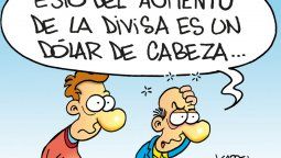 Tremendo dólar de cabeza