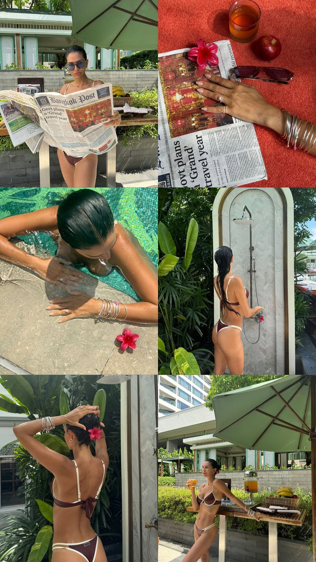 Desde Tailandia, Zaira Nara confirma que es la reina del bicolor en clave taparrabos ultra XS y colaless. Desde Tailandia, Zaira Nara confirma que es la reina del bicolor en clave taparrabos ultra XS y colaless.