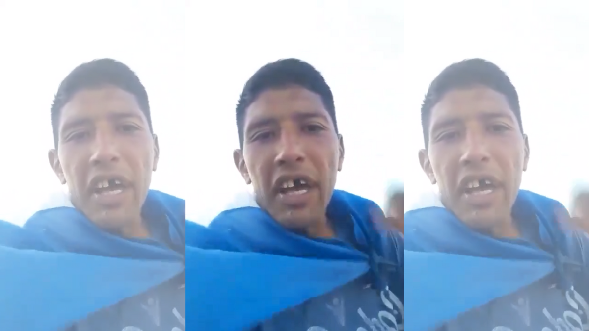 El fanático de Godoy Cruz salió desde Mendoza caminando para poder ver a su club en el vecino país.