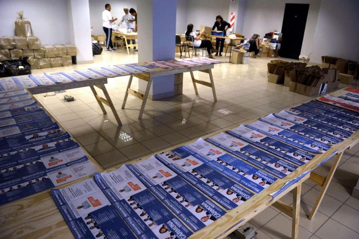 Una mesa de Guaymallén, también de 2015.