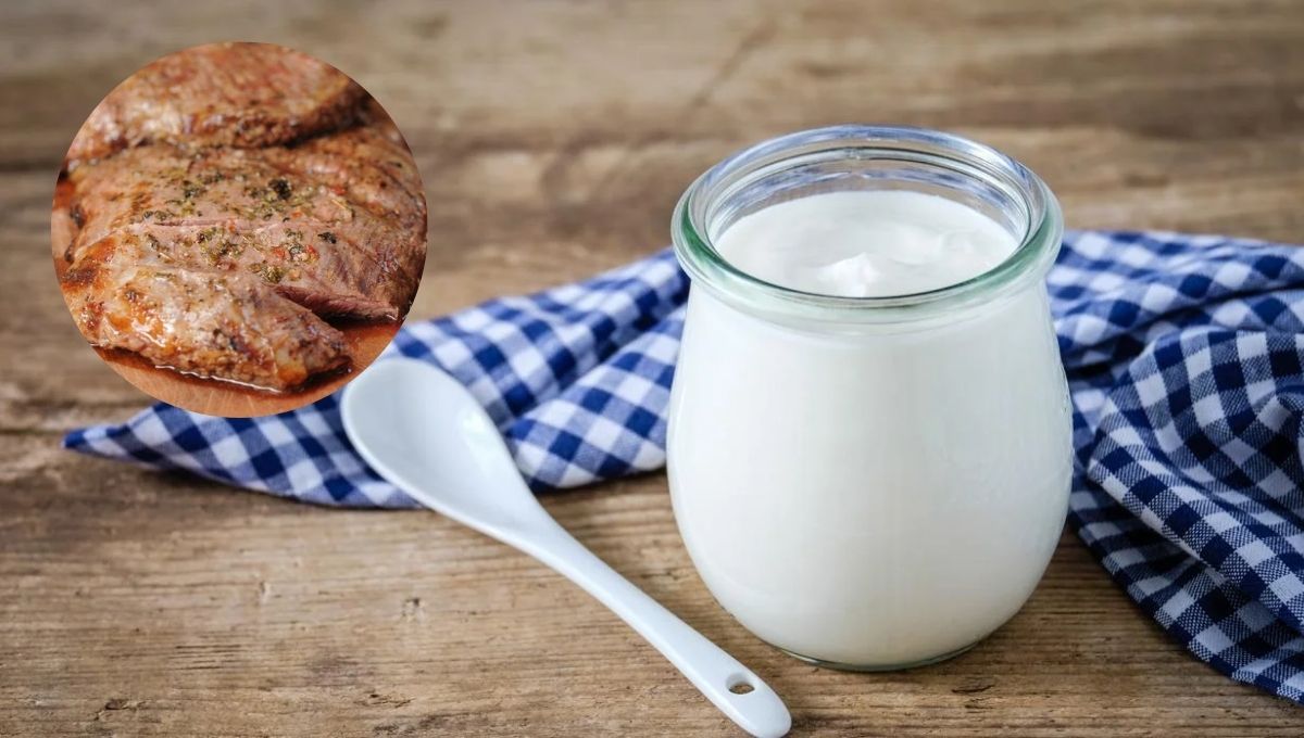Cómo ablandar la carne del asado usando un poco de yogur: truco de parrilleros