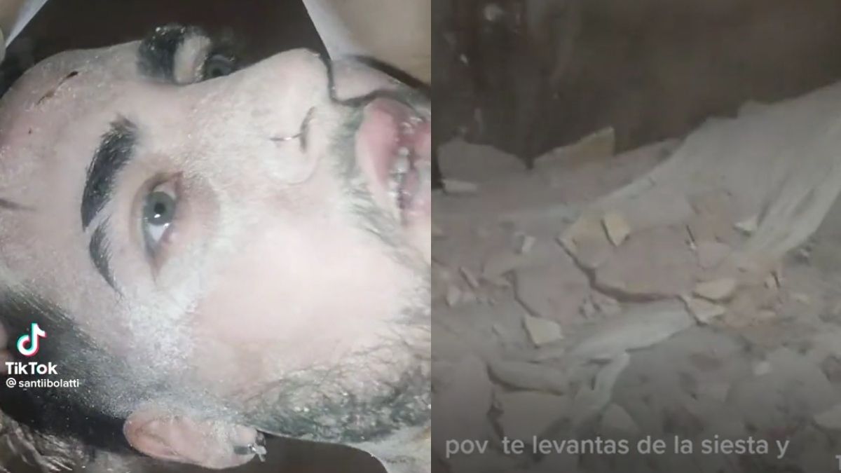 Un joven se hizo viral en Tiktok tras protagonizar una situación fortuita muy peligrosa