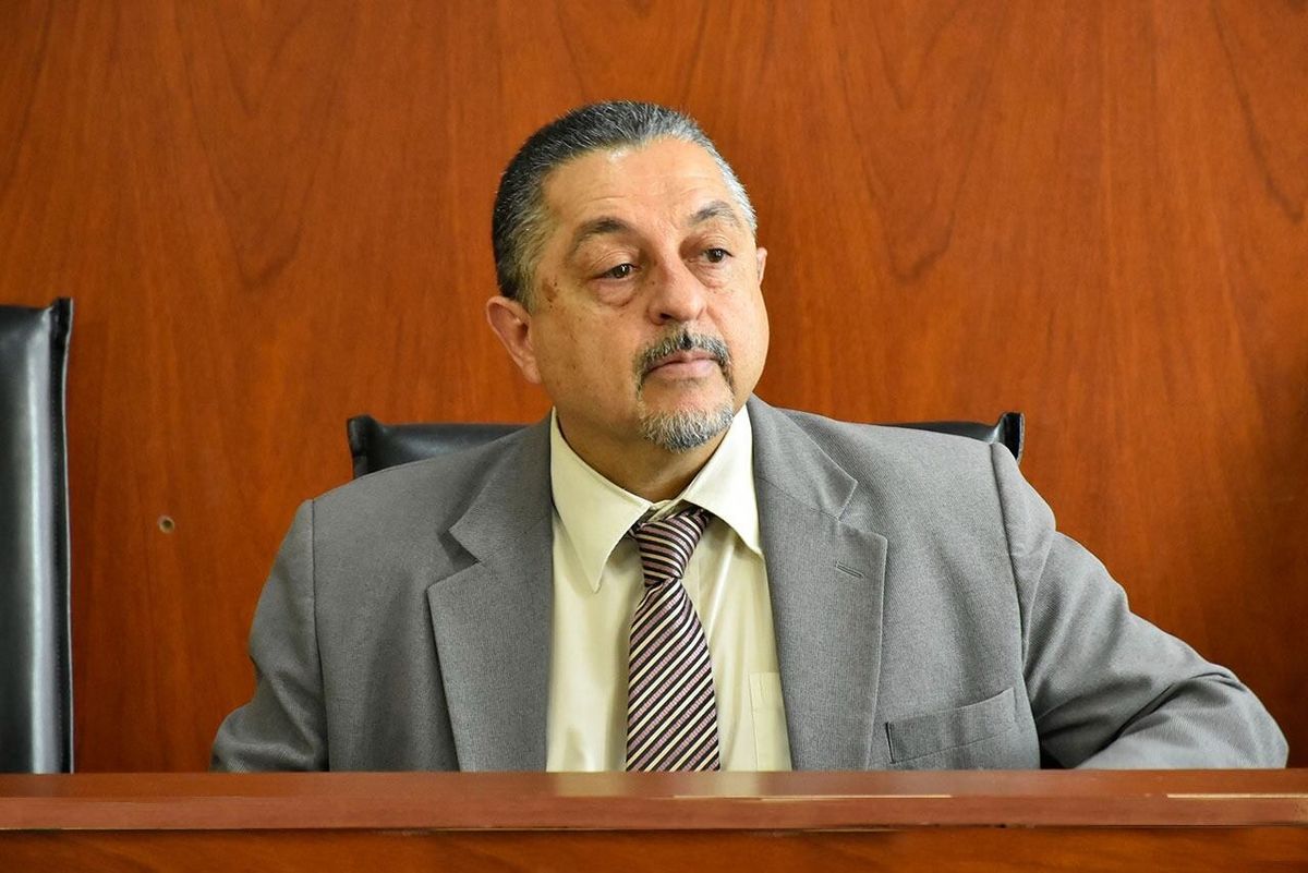 Jorge Gamal Abdel Chamia, juez federal de La Rioja que concedió al condenado ex juez Walter Bento un permiso extraordinario para asistir a la esposa y a un hijo en su casa de Palmares. Jorge Gamal Abdel Chamia, juez federal de La Rioja que concedió al condenado ex juez Walter Bento un permiso extraordinario para asistir a la esposa y a un hijo en su casa de Palmares.