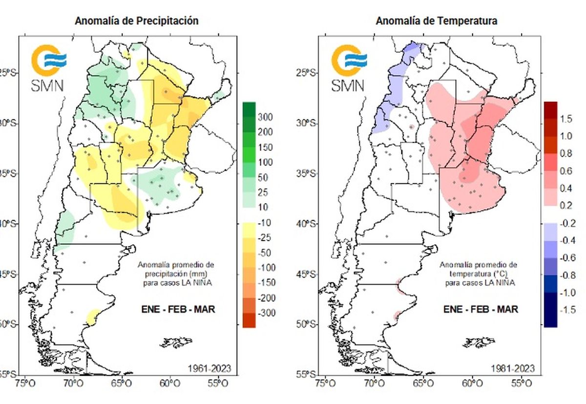 As&iacute; ser&aacute;n las anomal&iacute;as que suceder&aacute;n por la llegada de La Ni&ntilde;a.