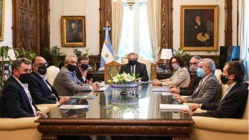 Retenciones: el Presidente recibió a la Mesa de Enlace