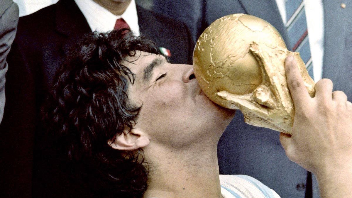 Maradona y la Copa del Mundo en 1986.