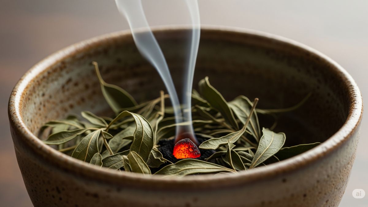 Prender una hoja de ruda: por qué se hace y para qué sirve