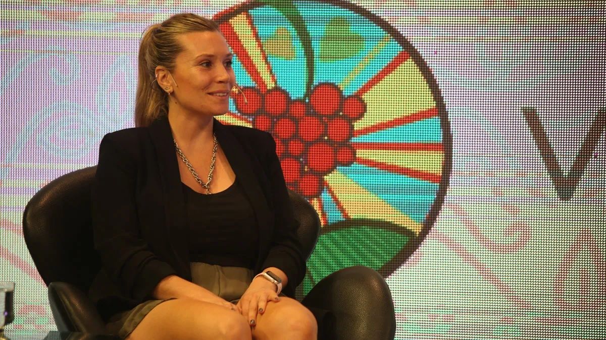 Barbarita Vila, directora de la Fundación Grupo América, en la última Vendimia Solidaria.