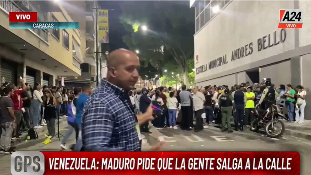 Tesión en Caracas tras las elecciones de este domingo.