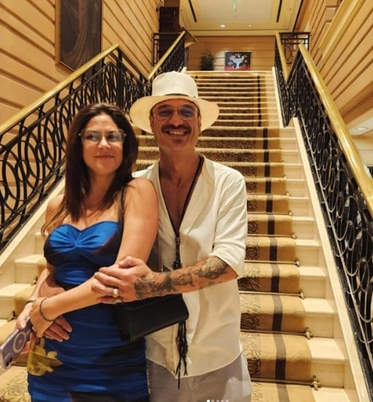 Daniel Osvaldo y Daniela Ballester Daniel Osvaldo y Daniela Ballester