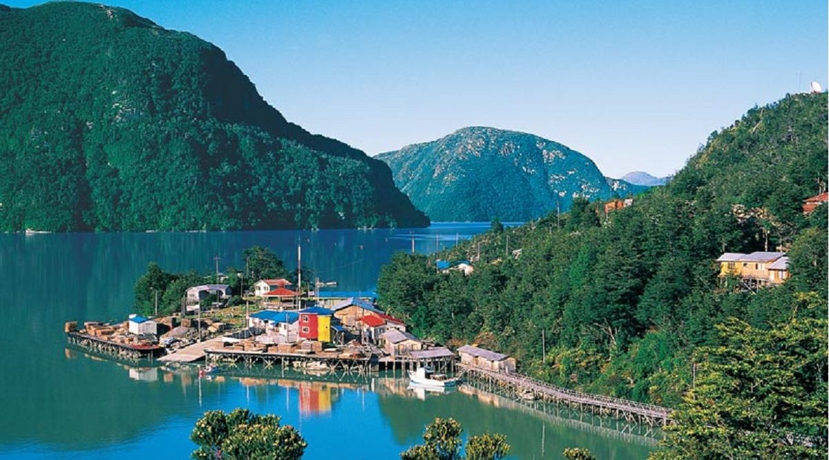 Caleta Tortel, Chile. Caleta Tortel, Chile.