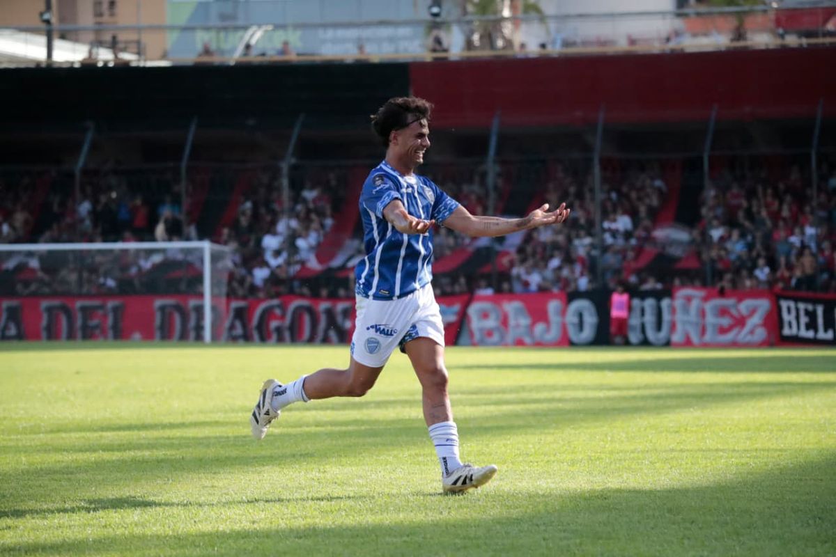 Tomás Pozzo viene de marcarle un gol a Defensores de Belgrano por el torneo de la Primera Nacional.