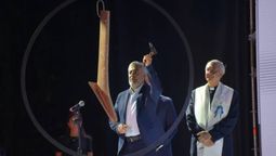 El gobernador Alfredo Cornejo participa de la Bendición de los Frutos en Lavalle.