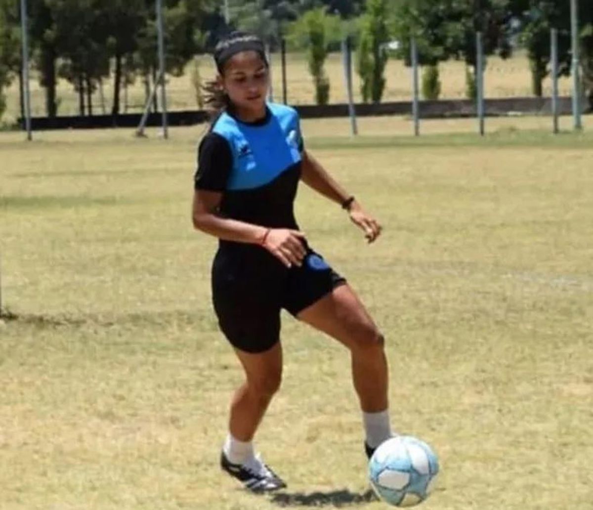 Giuliana Gómez, jugadora de Argentino de Merlo (Buenos Aires.)