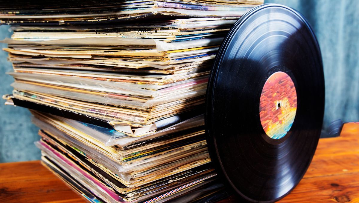 Los discos de vinilo no deben limpiarse con agua de la canilla. Los discos de vinilo no deben limpiarse con agua de la canilla. 