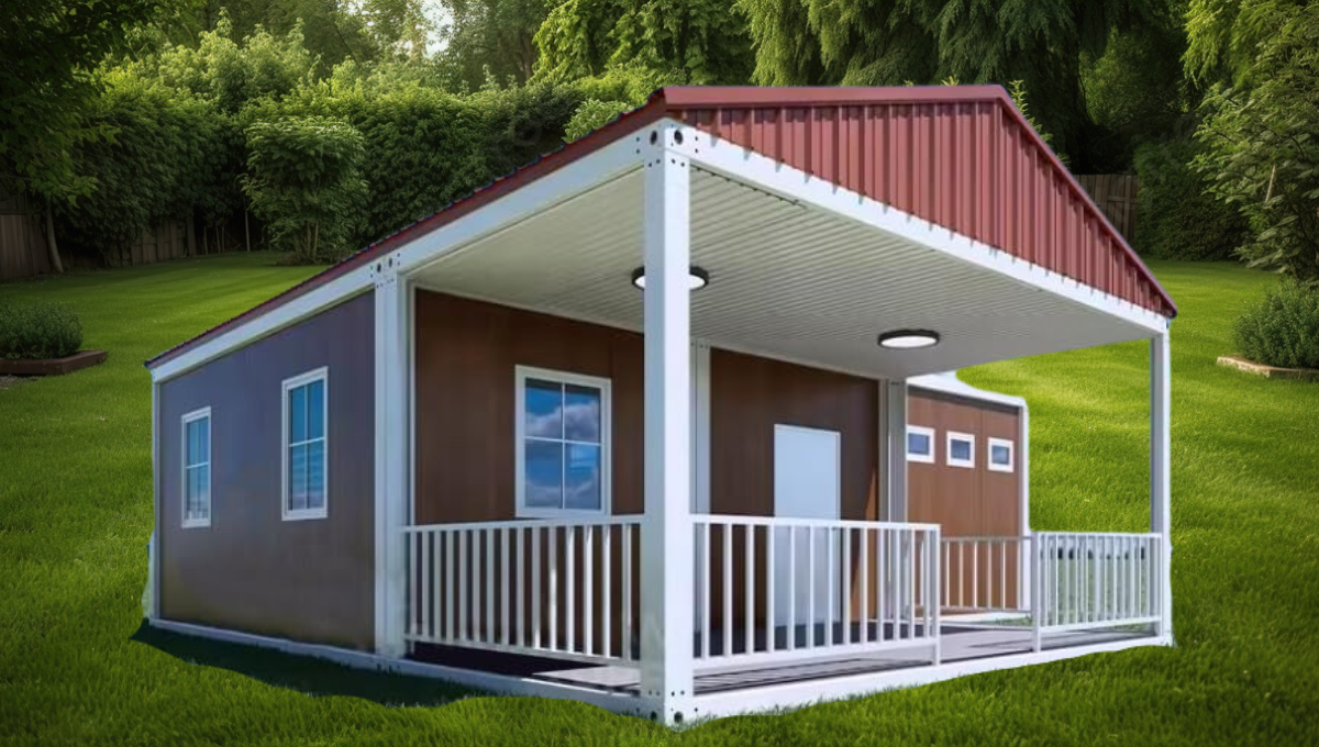 Dos habitaciones y terraza: cómo es la casa prefabricada de 20.000 dólares más vendida en Amazon