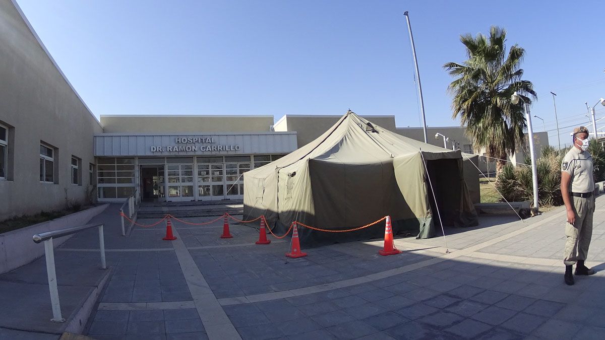 Mendoza 01/09/20 El Hospital Dr. Ramón Carrillo, comenzara a funcionar como Hospital Covid en las próximas horas.